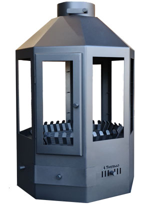 600 mm Octogon Fireplace